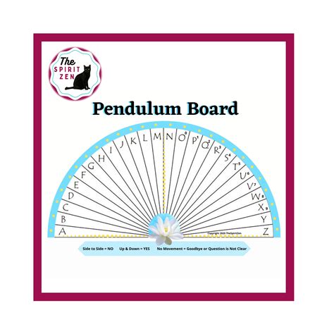 Free Downloadable Pendulum Charts Dowsing Chart Booklet Images And
