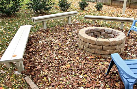 You can make go all around the fire pit or just have it build the perfect pergola! diy backyard campfire - fire pit | Our Fifth House