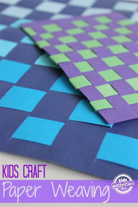 Paper Weaving Crafts For Kids