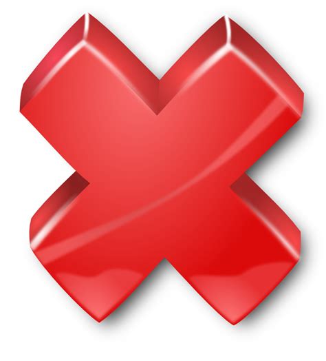 Free Red X Transparent Png Download Free Red X Transparent Png Png