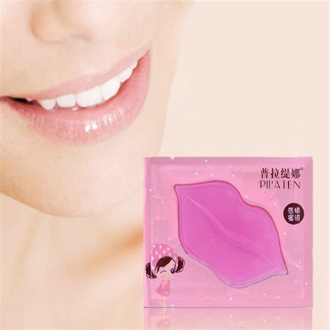 5pcs Lip Plumper Crystal Collagen Lip Mask Pads Moisture Essence Anti Ageing Wrinkle Patch Pad