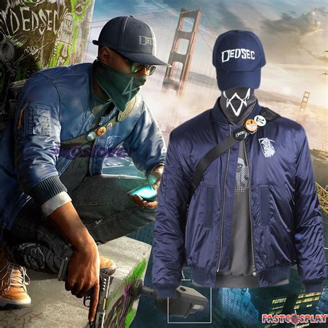 Watch Dogs 2 Marcus Holloway Cosplay Costume Full Set
