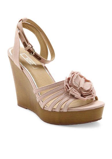 XOXO Raina Wedge Sandal Online Only Sandals Brands Women S Shoes Sandals Wooden Heel Casual