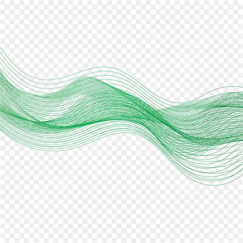Green Abstract Wave Vector Hd Images Green Abstract Wave Line Green