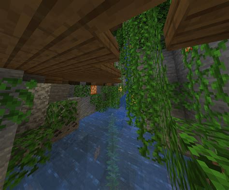 Ravine Lake In 2021 Ravine Lake Minecraft Build