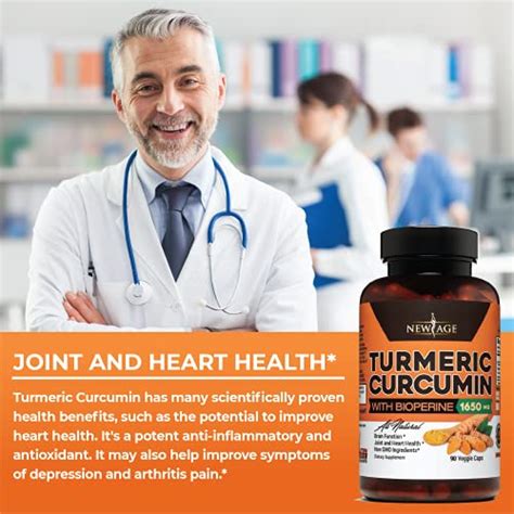 Turmeric Curcumin With Bioperine Capsules Natural Joint Healthy
