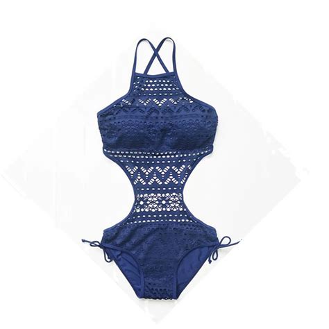Oem Designer Einteiliger Bikini Open String Wettbewerb Sexy Badeanzug