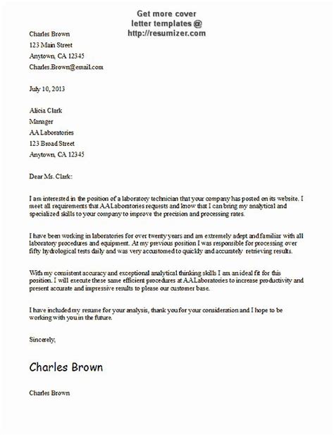 Basic cover letter template sample. Simple Cover Letter Template Word Beautiful 5 Basic Cover ...