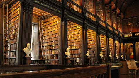 The Old Library Of Trinity College Dublin Dublin Ireland Landmark