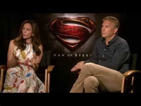 Man Of Steel 2013 Kevin Costner Diane Lane Interview HD YouTube