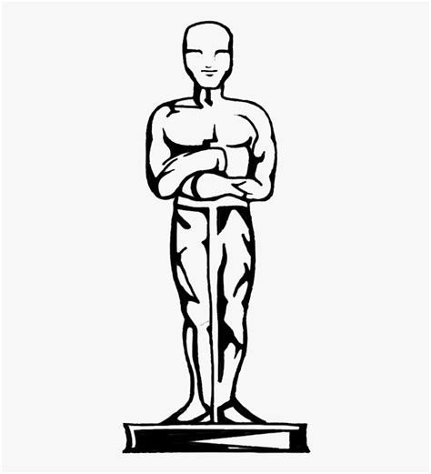 Oscar Award Drawing At Getdrawings Drawing Of A Oscar Award Hd Png