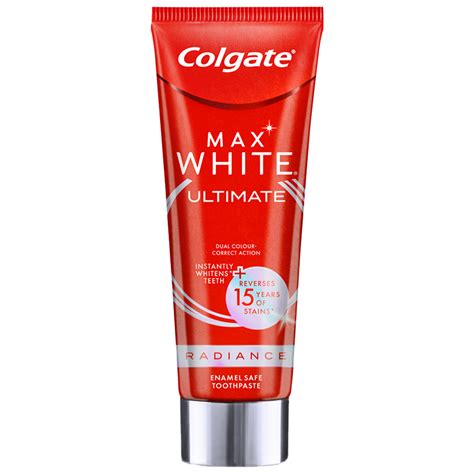 Colgate Max White Ultimate Radiance Whitening Toothpaste Ml Wilko