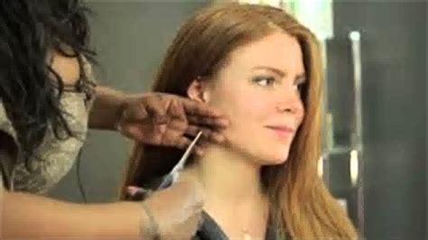 How to cut long (hair straight across) hairstyles in this video, radona shows how to give long hair a trim straight across. How to Cut Wispy Sideburns for Women - YouTube