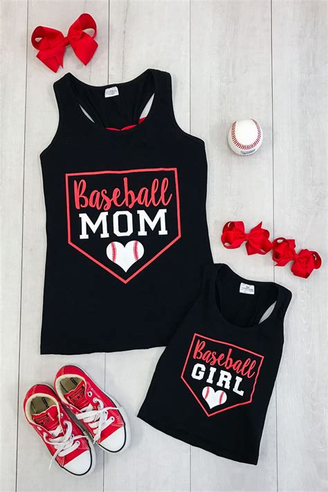mommy and me matching baseball mom and baseball girl tank tops are great quality and stunning