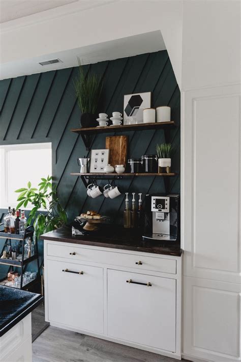28 cozy coffee bar ideas to kickstart your day. A Modern DIY Coffee Station for the Home - Love Create ...