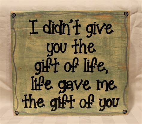 Items Similar To I Didnt Give You The T Of Life Life Gave Me The T Of You Wood Block