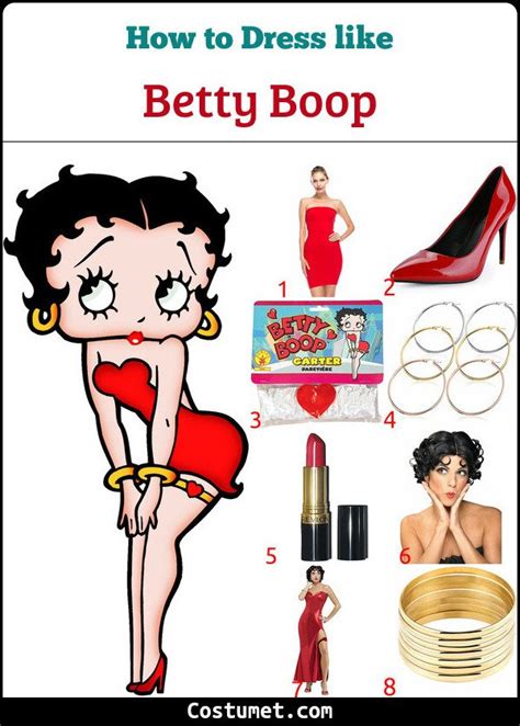 Betty Boop Costume For Cosplay And Halloween 2021 Betty Boop Halloween Costume Black Girl