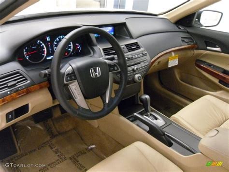 Ivory Interior 2011 Honda Accord Ex L V6 Sedan Photo 37331848