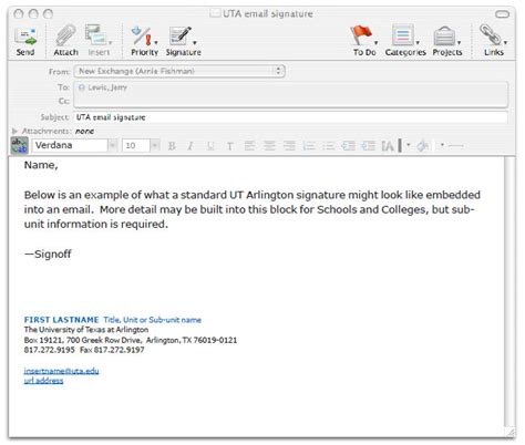 Student Email Signature | Template Business