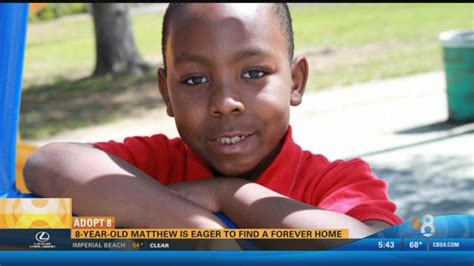 8 Year Old Matthew Is Eager To Find A Forever Home Cbs News 8 San
