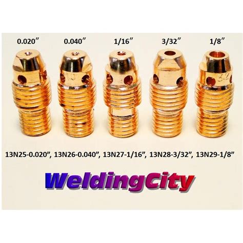 Collet Body 13N Series For TIG Welding Torch 9 20 25