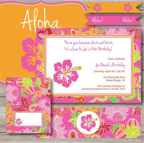 Unavailable Listing on Etsy  Luau party invitations, Luau invitations, Hawaiian luau party
