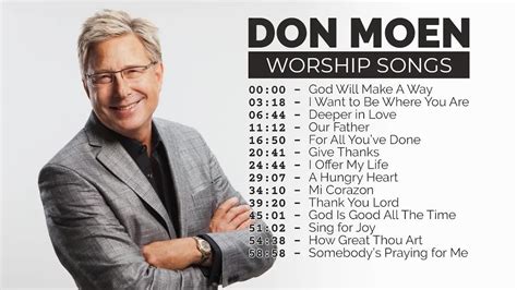 Don Moen Worship Songs ⧸⧸ 1 Hour Nonstop Praise And Worship Music