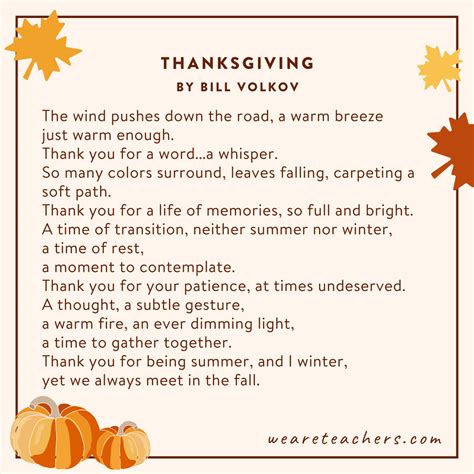 The Best Thanksgiving Poems For Kids Of All Ages And Reading Levels