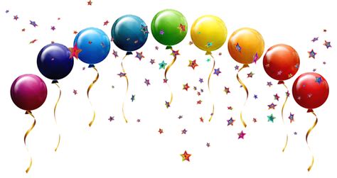 Balloons Confetti Stars Free Image On Pixabay