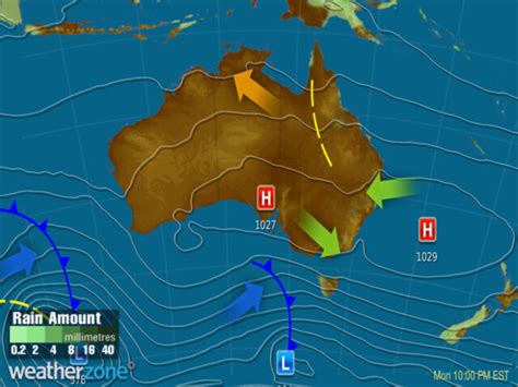 Weather Update Cold Front To Sweet Across Australia Bring Rain And
