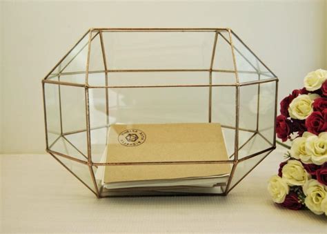 Wedding Card Boxlarge Geometric Box Envelope Holder Rustic Wedding