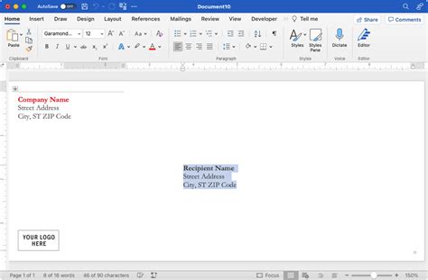 How To Print On An Envelope In Microsoft Word Techips