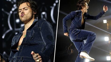 An Ode To Harry Styles Iconic Denim Two Piece From His Jingle Bell Ball 2019 Capital
