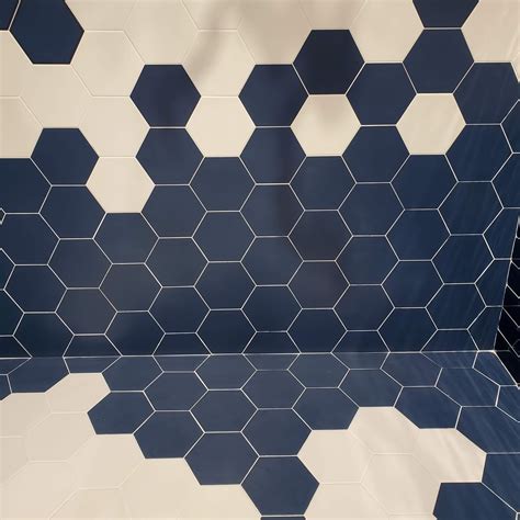 Mon 8x9 Marino Blue Hexagon Porcelain Tile Tile For Less Utah