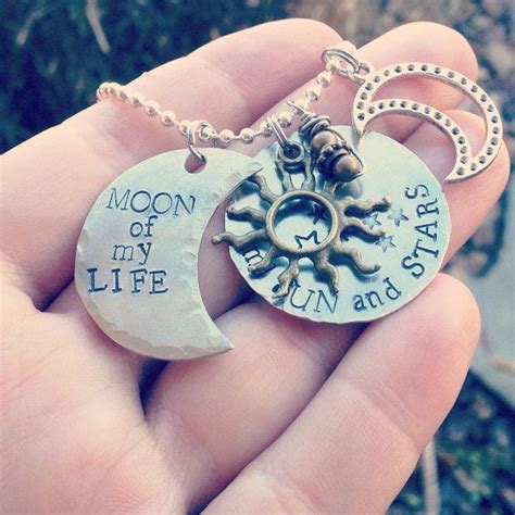 Game of thrones wine glasses gift quote my sun and stars moon life got inspired couples. Moon of my life, my sun and stars, game of thrones inspired necklace on Etsy, $35.00 | SO ...