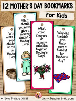 Here are some of our favorite things to do on mother's day, whether you're together or apart. Mother's Day Riddle Bookmarks by Nyla's Crafty Teaching | TpT