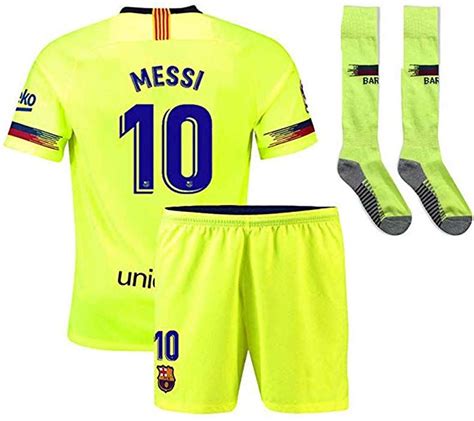 Cronto 2018 2019 Away Messi 10 Barcelona Soccer Jersey