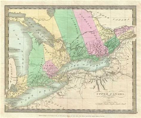 Upper Canada Geographicus Rare Antique Maps