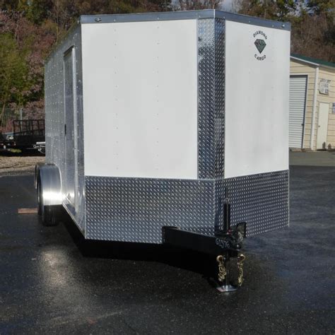 Diamond Cargo 7 X 16 Enclosed Cargo Trailer With Ramp New Enclosed