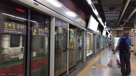 서울메트로 1호선 지하서울역발 의정부행 107편성 서울역 접근 Korea Seoul Subway Line1