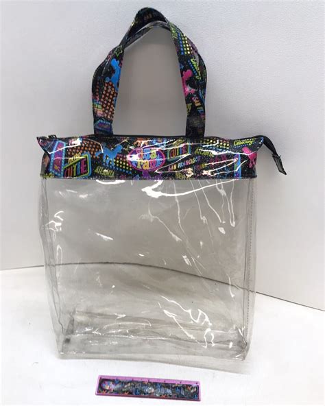 Lisa Frank Metro Cutie Glamour Girl Poodle Clear Tote Gem