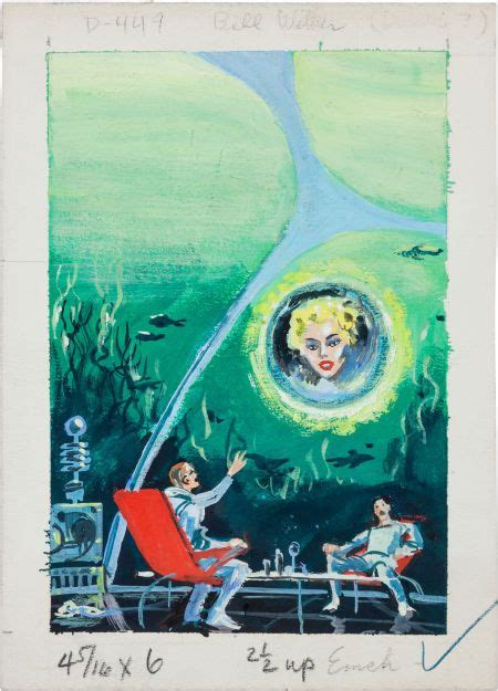Original Cover Art Preliminary By Ed Emsh Emshwiller For Time To