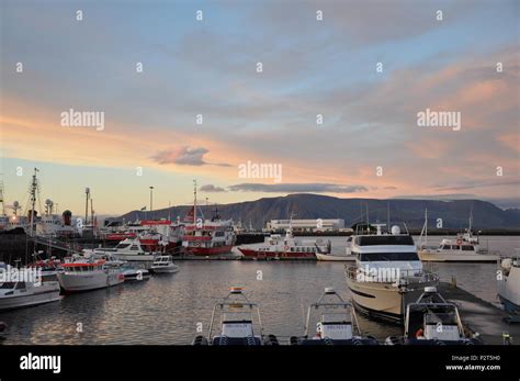 Old Harbour Reykjavík Iceland Stock Photo Alamy