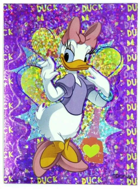 Disney Daisy Duck Prism Vending Sticker Decal Retro Holo Licensed