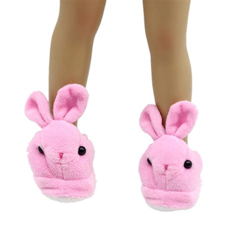 2color Factory Wholesale Cute Pink Slippers Fit American Girls 18inch