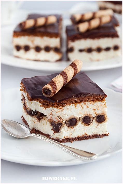 Ciasto Z Wafelkami Bez Pieczenia - Ciasto z rurkami bez pieczenia - I Love Bake | Cake recipes, Desserts