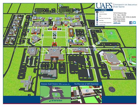 Uafs Campus Map World Map Gray