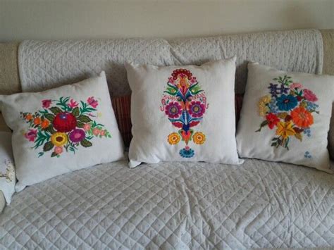Mabel Acc Throw Pillows Embroidery Mexican Embroidery Toss Pillows