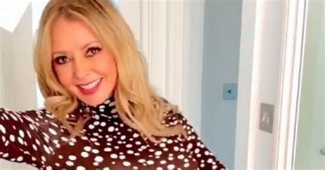 Carol Vorderman Parades Hourglass Curves As She Dances In See Through