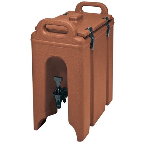 Serve hot or cold drinks at your next event with cambro insulated beverage dispensers. Cambro 250LCD402 Brick Red 2.5 Gallon Camtainer Insulated ...